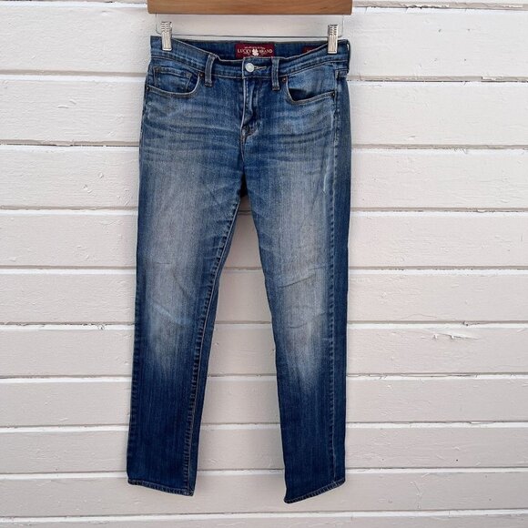 Lucky Brand Womens Sofia Straight Regular SZ 4/27 (Really 30 x 31) Cotton Blend - Picture 10 of 10